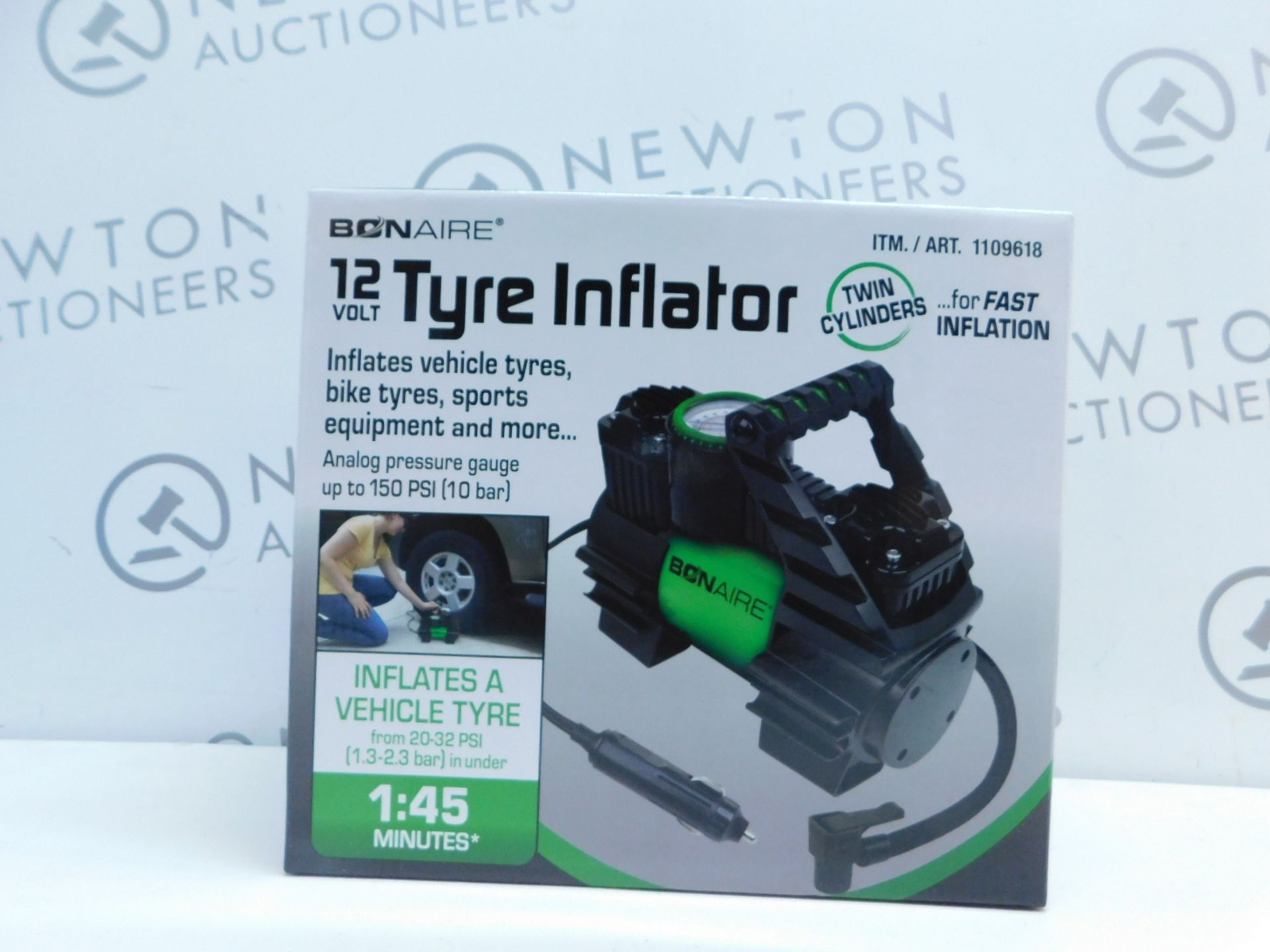 1 BOXED BONAIRE TC12CUK 12 VOLT INFLATOR RRP Â£39.99