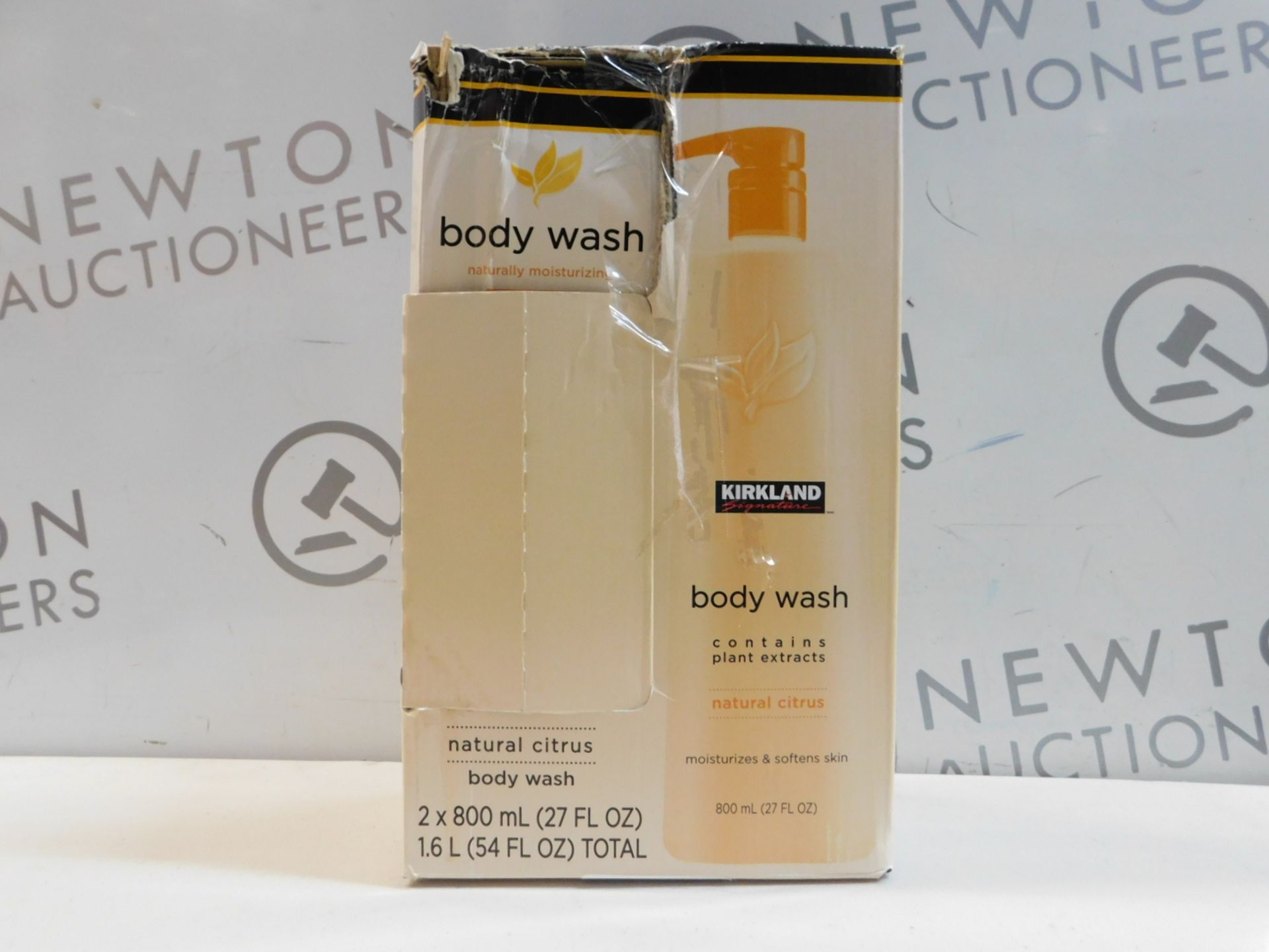 1 BOXED 2PK KIRKLAND SIGNATURE 800ML NATURAL CITRUS BODY WASH RRP Â£29.99