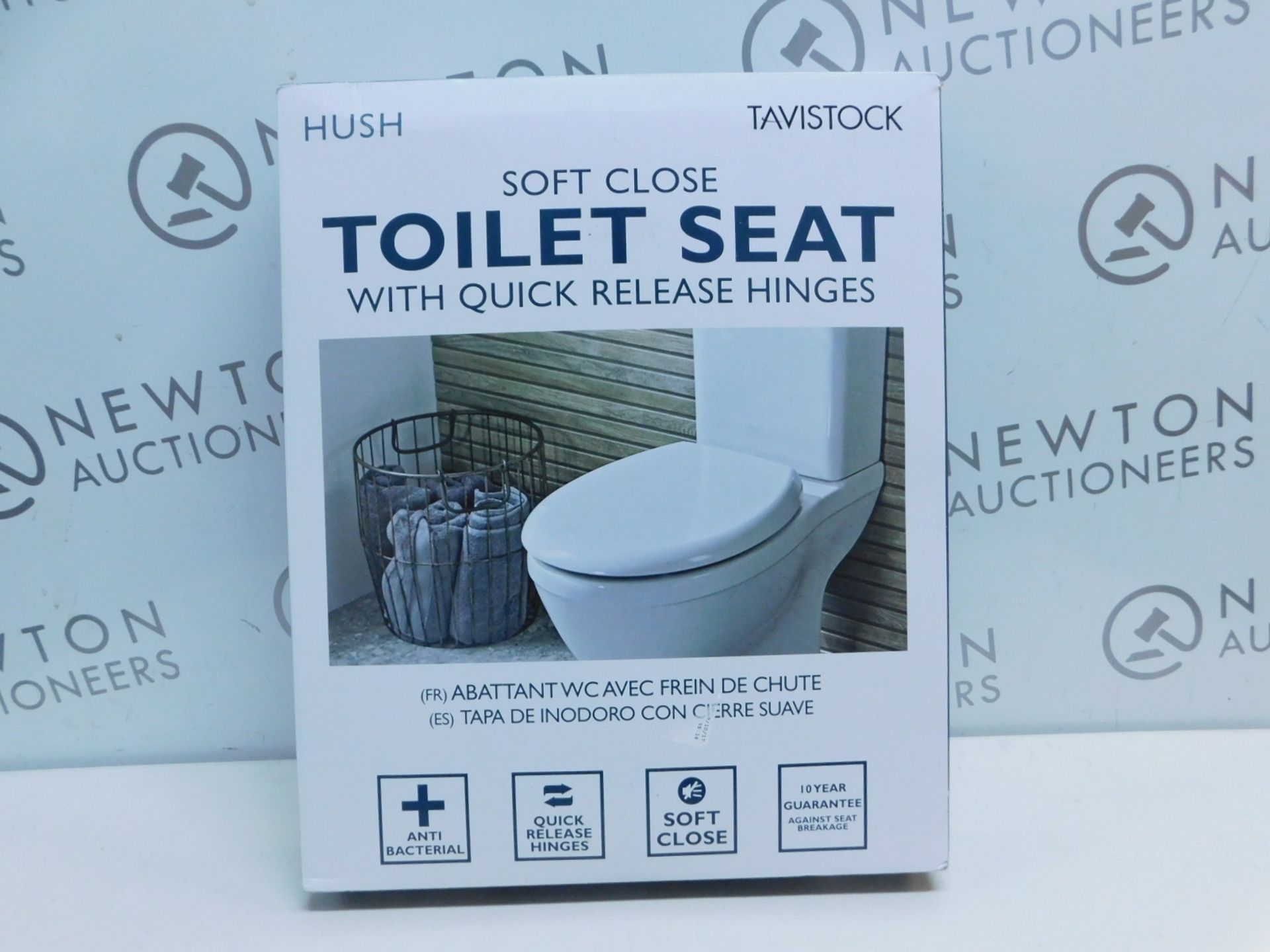 1 BOXED TAVISTOCK HUSH SOFT CLOSE QUICK RELEASE TOILET SEAT RRP Â£39.99