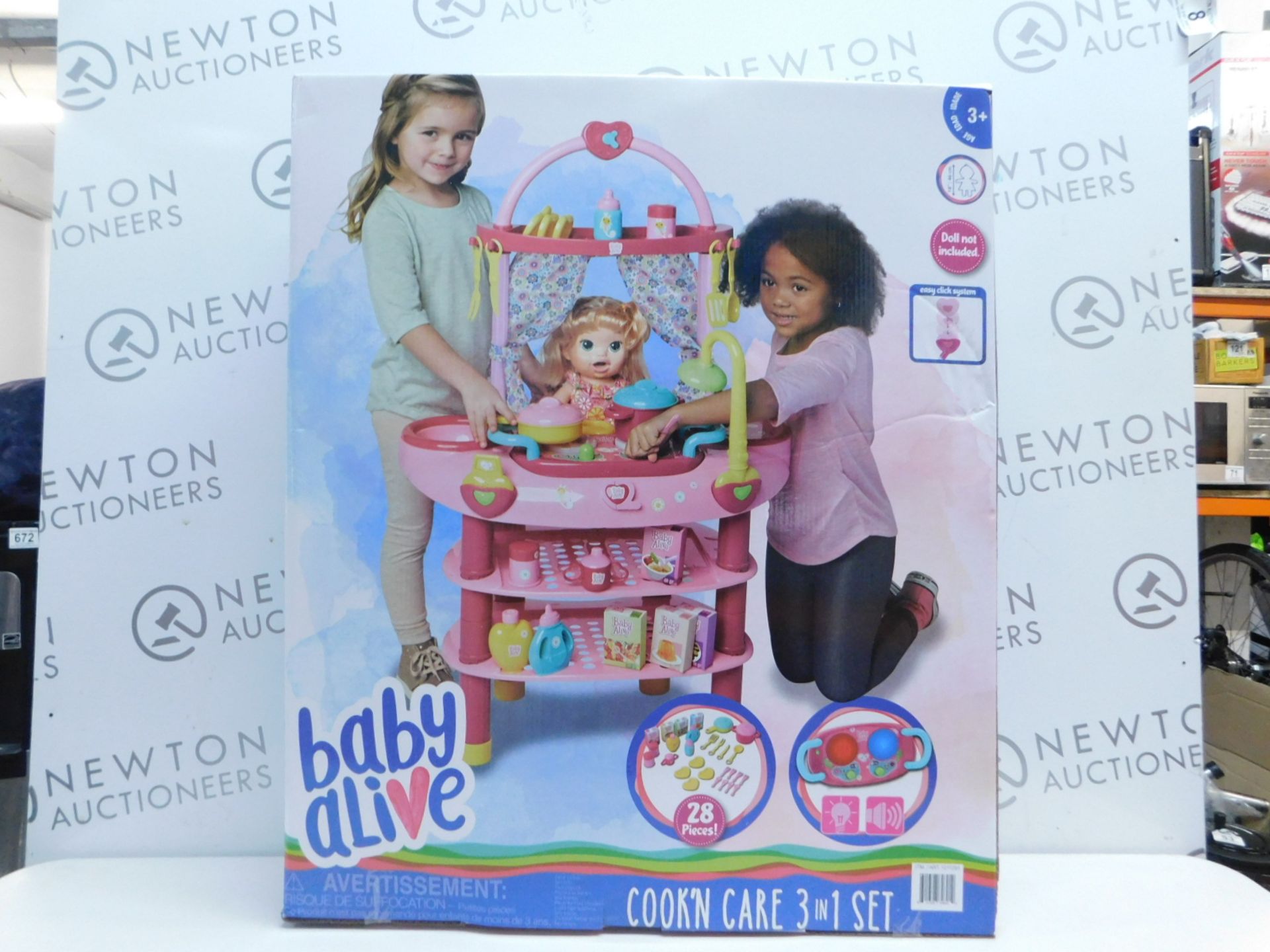 1 BRAND NEW BOXED BABY ALIVE COOK N CARE 3-IN-1 PLAYSET RRP Â£39.99