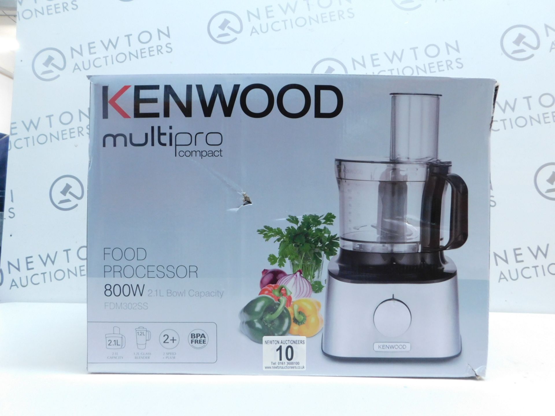 1 BOXED KENWOOD FDM302SS 800W 2.1L MULTI-PRO COMPACT FOOD PROCESSOR WITH ACCESSORIES RRP Â£129.99