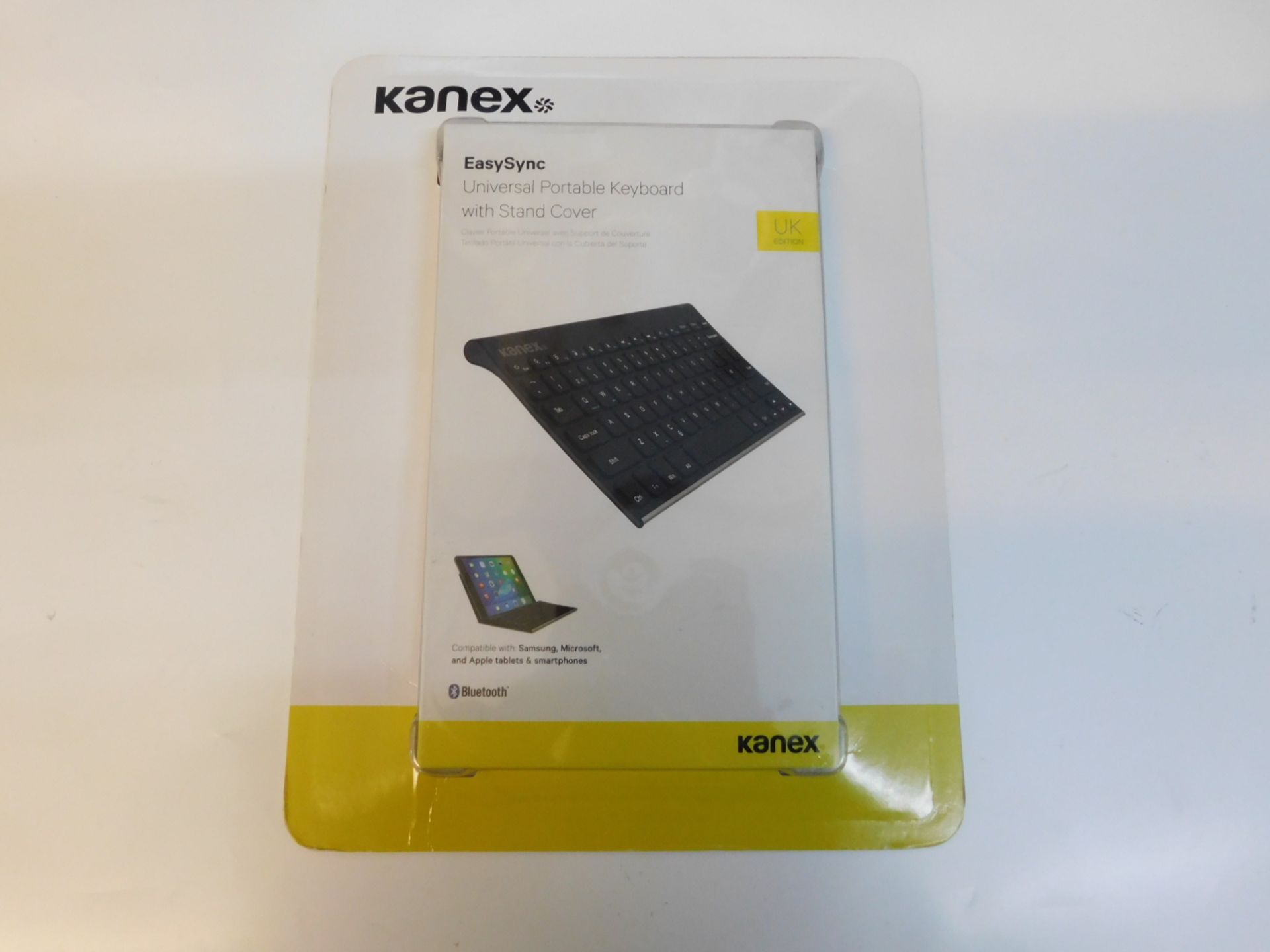 1 BRAND NEW PACK OF KANEX EASY SYNC UNIVERSAL PORTABLE KEYBOARD WITH COVER RRP Â£49.99