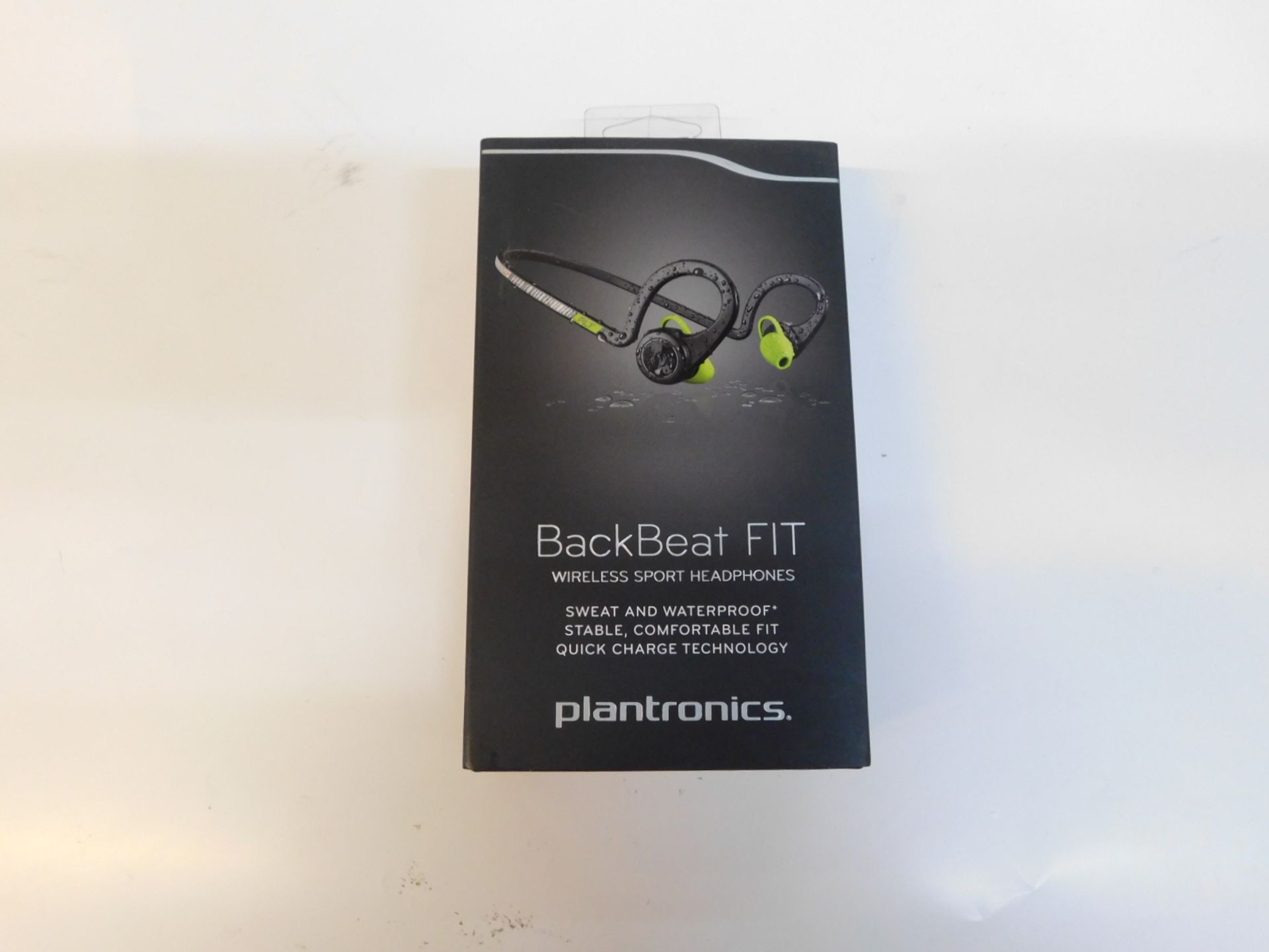 1 BOXED PLANTRONICS BACKBEAT FIT WIRELESS MUSIC EARPHONES RRP Â£89.99