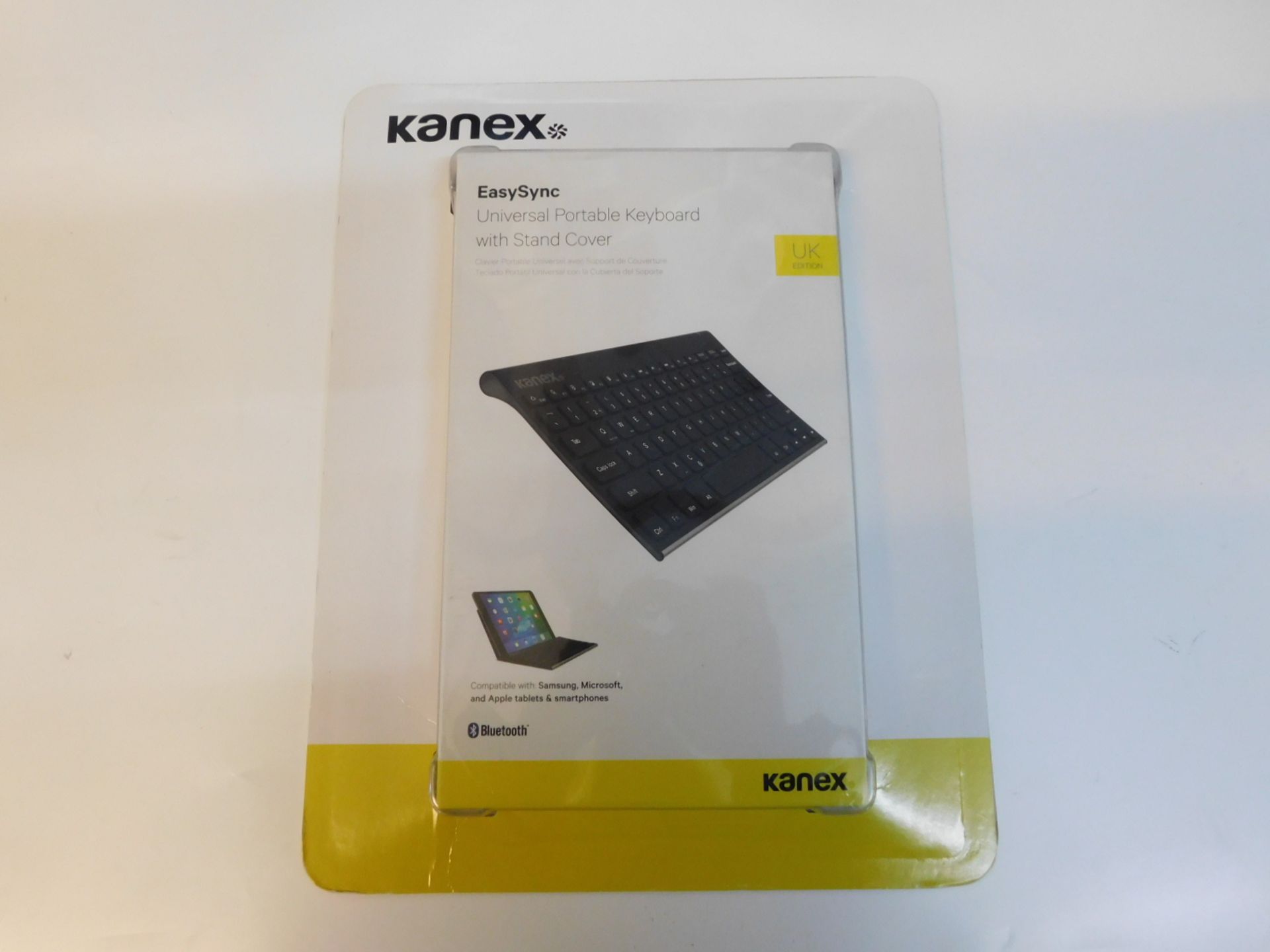 1 BRAND NEW PACK OF KANEX EASY SYNC UNIVERSAL PORTABLE KEYBOARD WITH COVER RRP Â£49.99