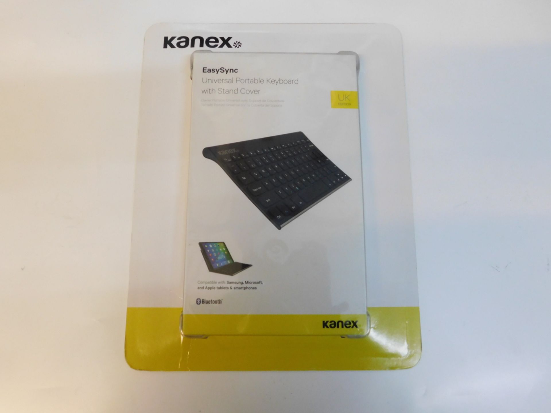 1 BRAND NEW PACK OF KANEX EASY SYNC UNIVERSAL PORTABLE KEYBOARD WITH COVER RRP Â£49.99