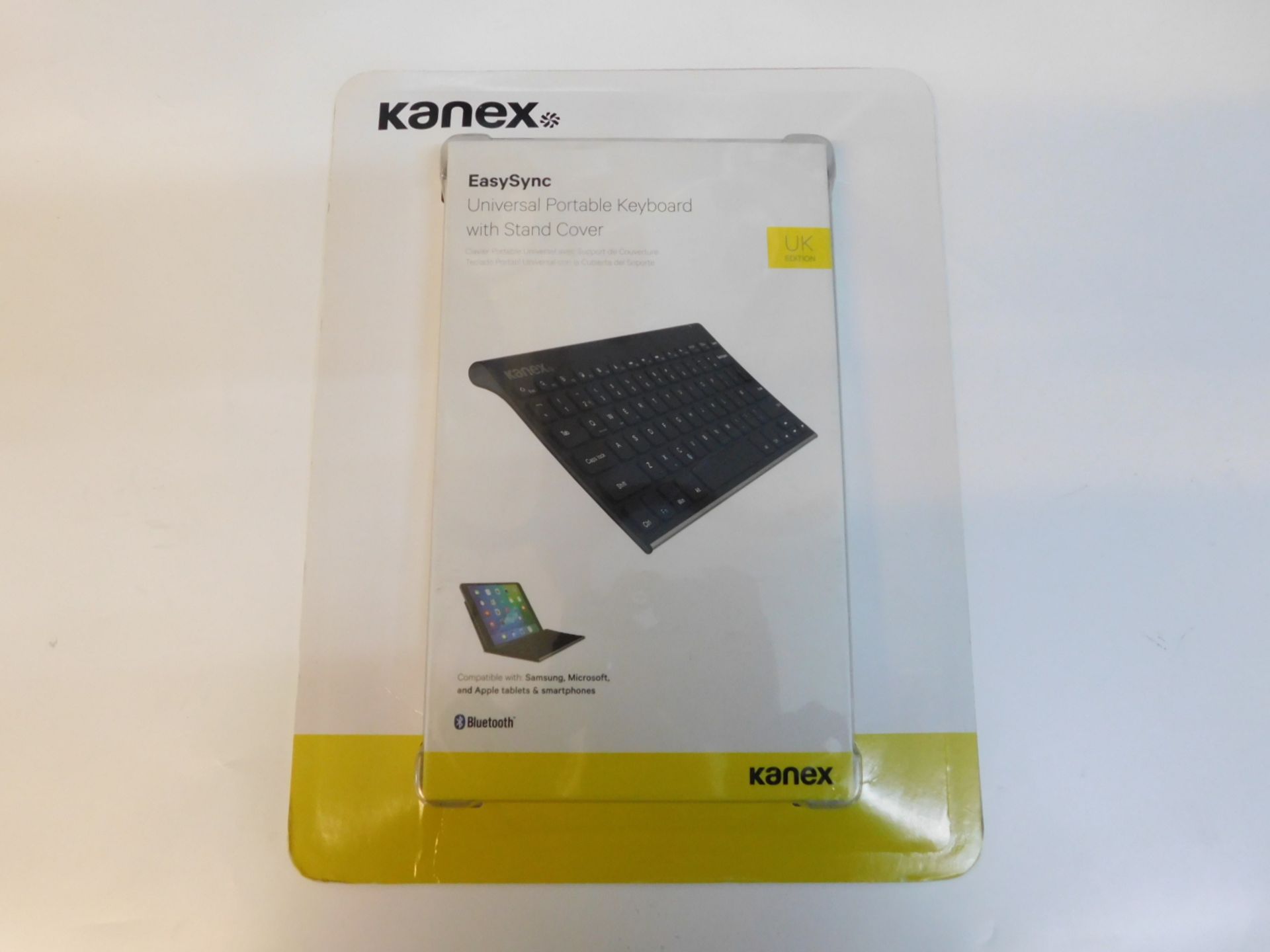 1 BRAND NEW PACK OF KANEX EASY SYNC UNIVERSAL PORTABLE KEYBOARD WITH COVER RRP Â£49.99