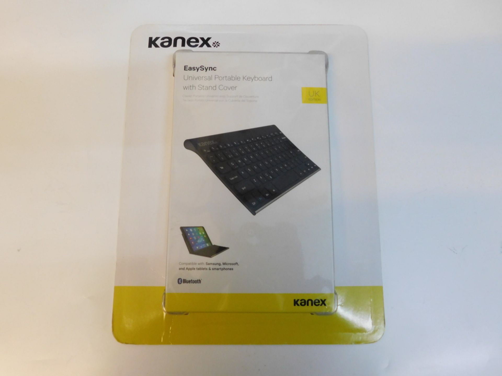 1 BRAND NEW PACK OF KANEX EASY SYNC UNIVERSAL PORTABLE KEYBOARD WITH COVER RRP Â£49.99