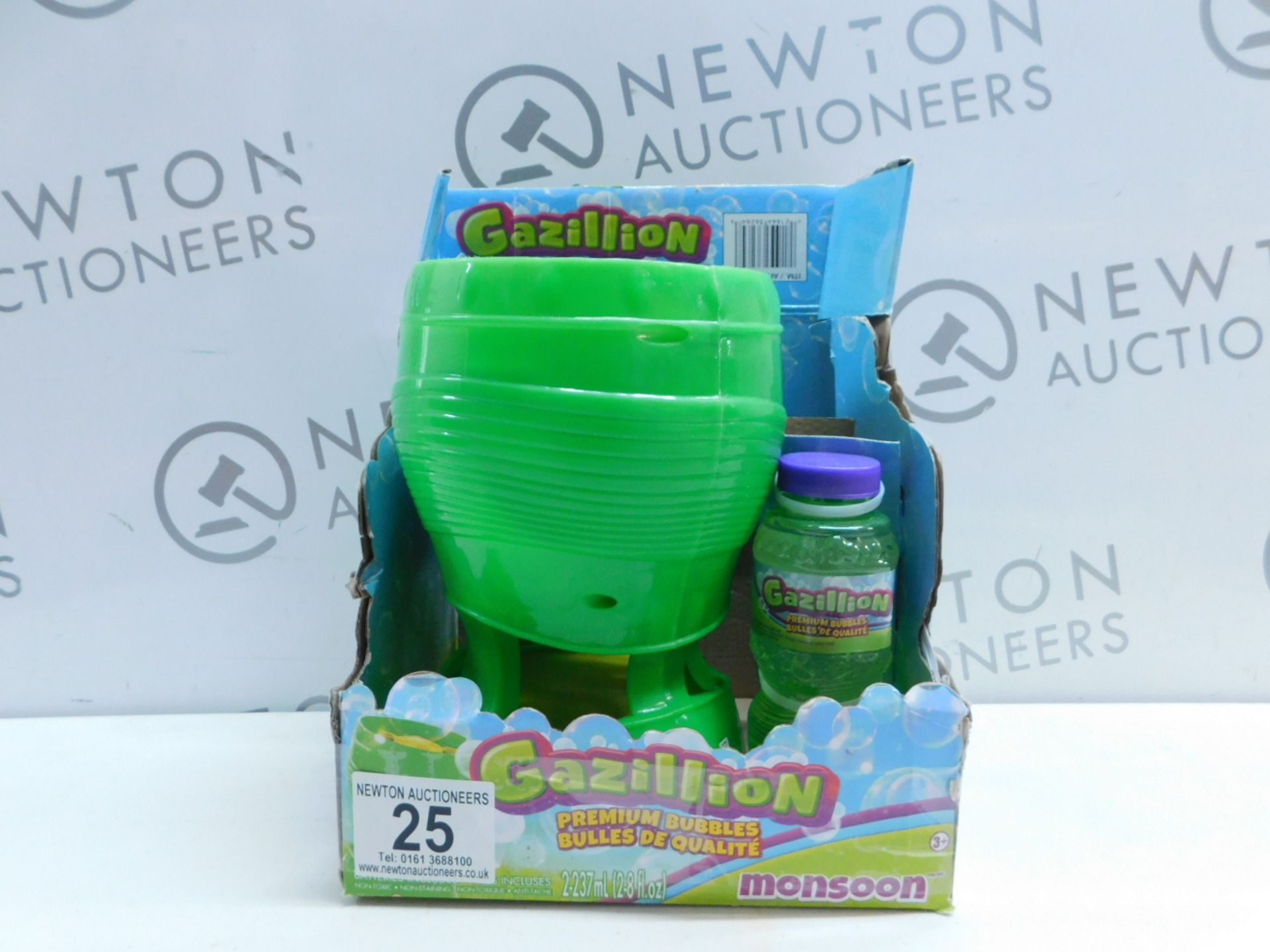 1 PACK OF GAZILLION BUBBLES MONSOON BUBBLE TOY WITH SOLUTION RRP Â£24.99