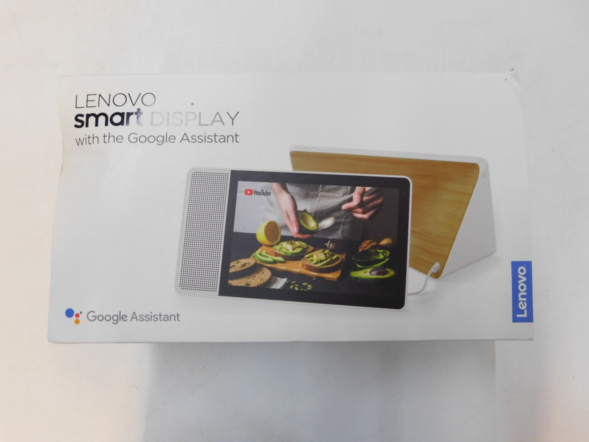 1 BOXED LENOVO SMART DISPLAY WITH GOOGLE ASSISTANT RRP Â£229.99