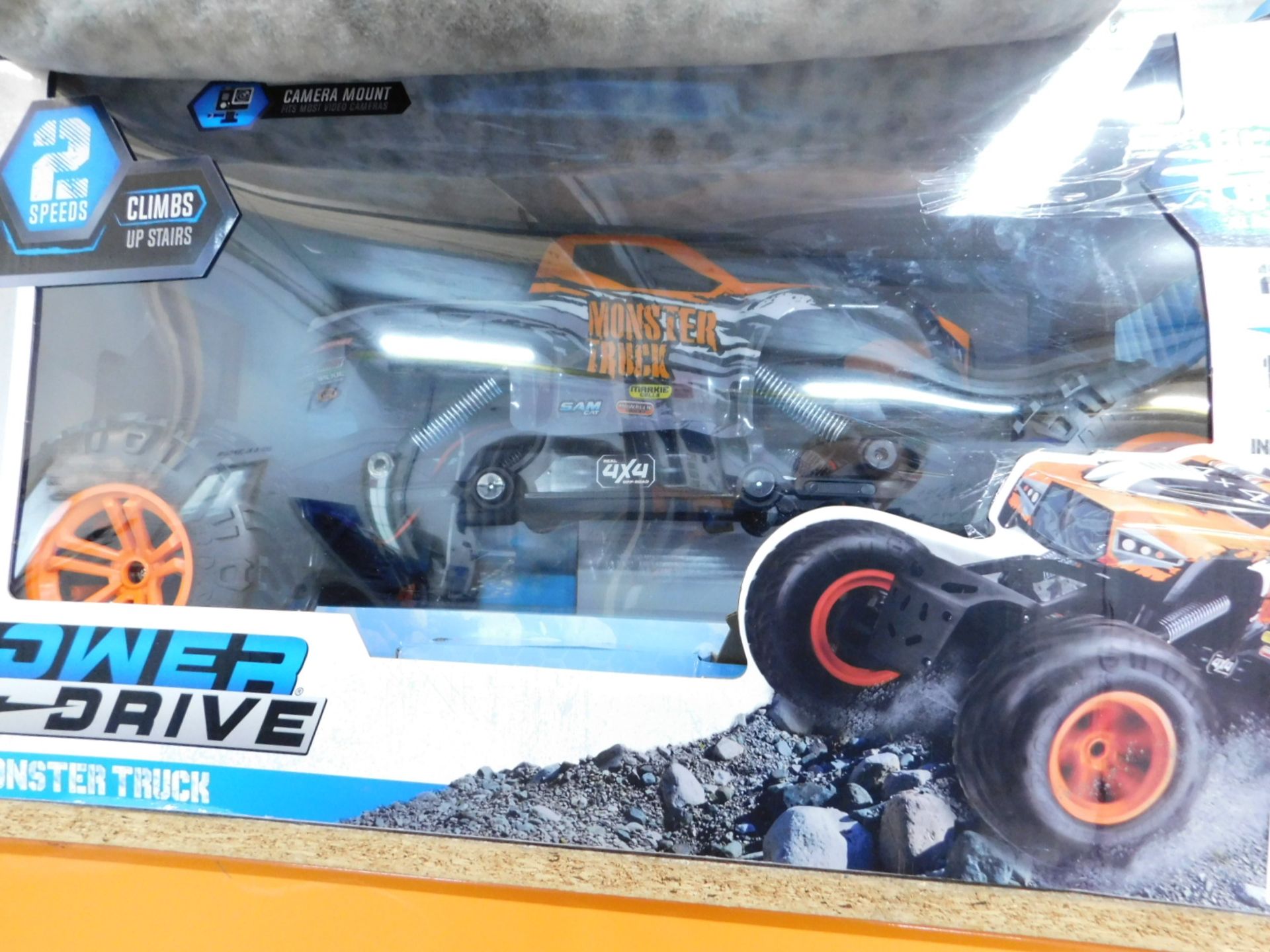 1 BOXED POWER DRIVE REMOTE CONTROL MONSTER TRUCK RRP Â£89.99