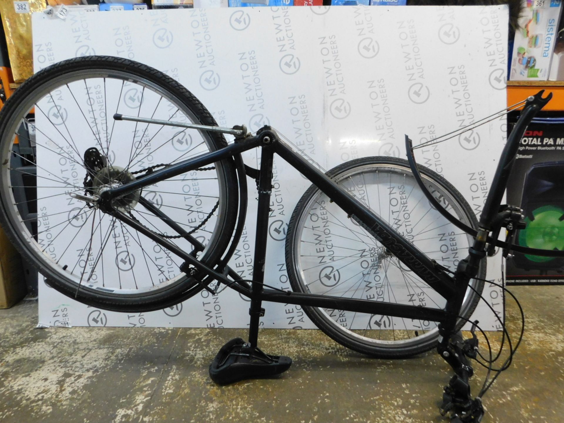 1 BARRACUDA MATT BLACK VELA THREE 7 SPEED GENTS HYBRID BIKE RRP Â£349.99