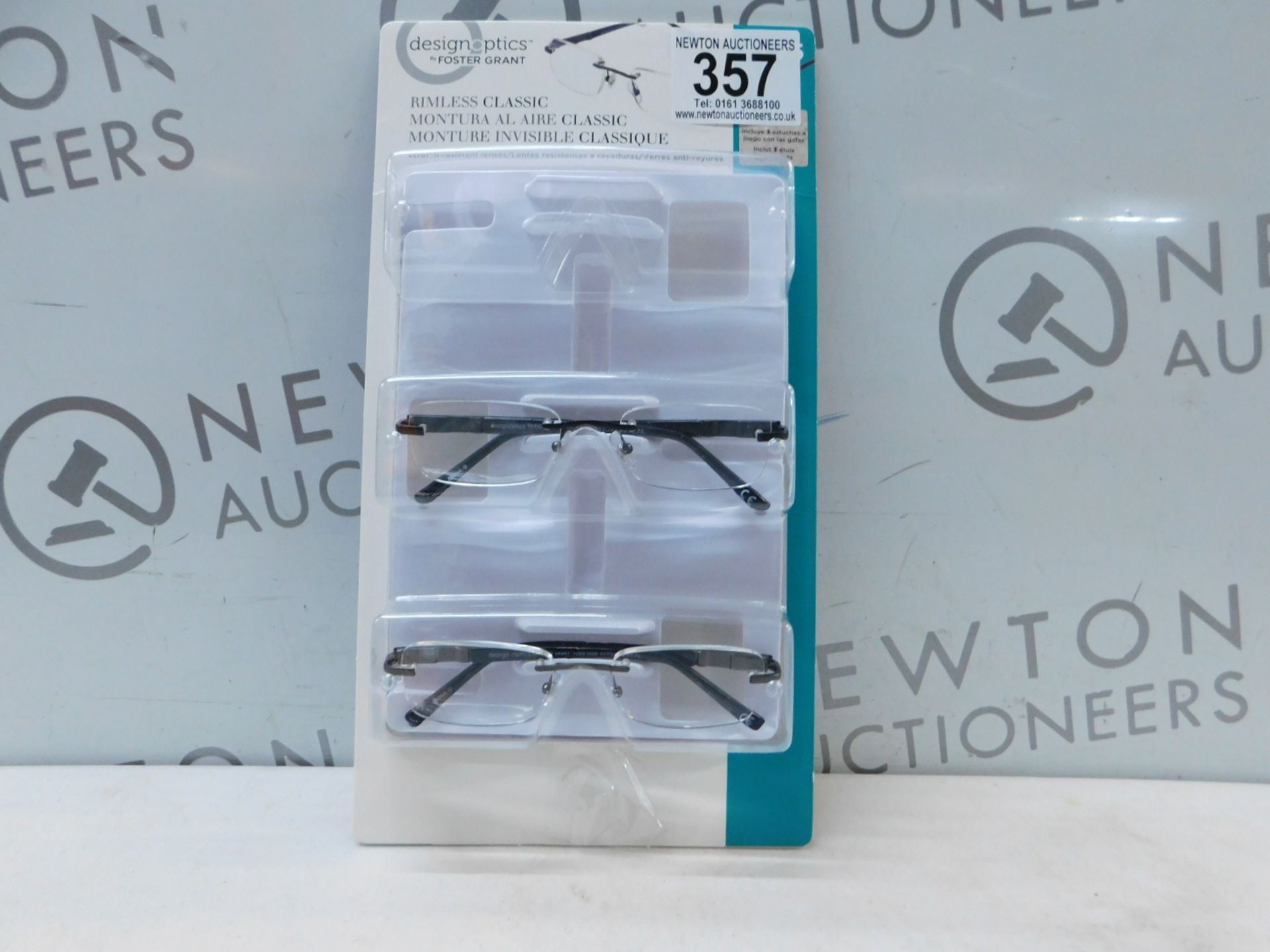 1 PACK OF DESIGN OPTICS READING GLASSES IN +1.75 STRENGTH RRP Â£19.99