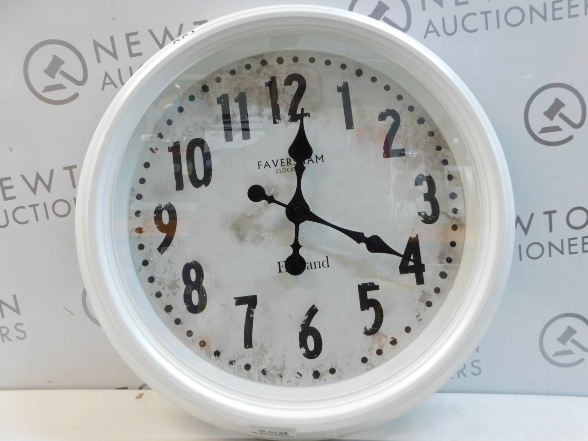 1 FAVERSHAM CLOCK CO WHITE VINTAGE WATCH/ CLOCK RRP Â£44.99