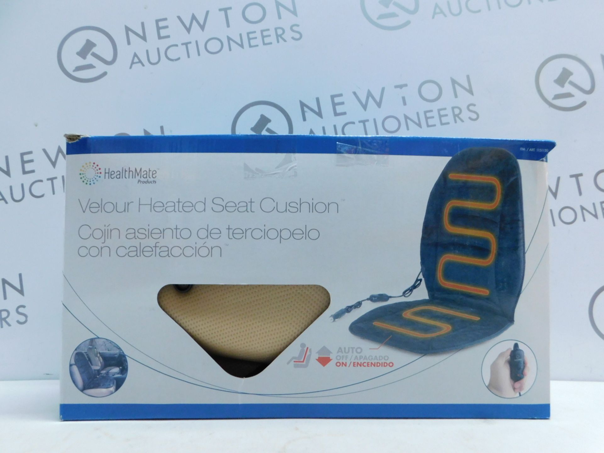 1 BOXED HEALTHMATE VELOUR HEATED SEAT CUSHION RRP Â£29.99