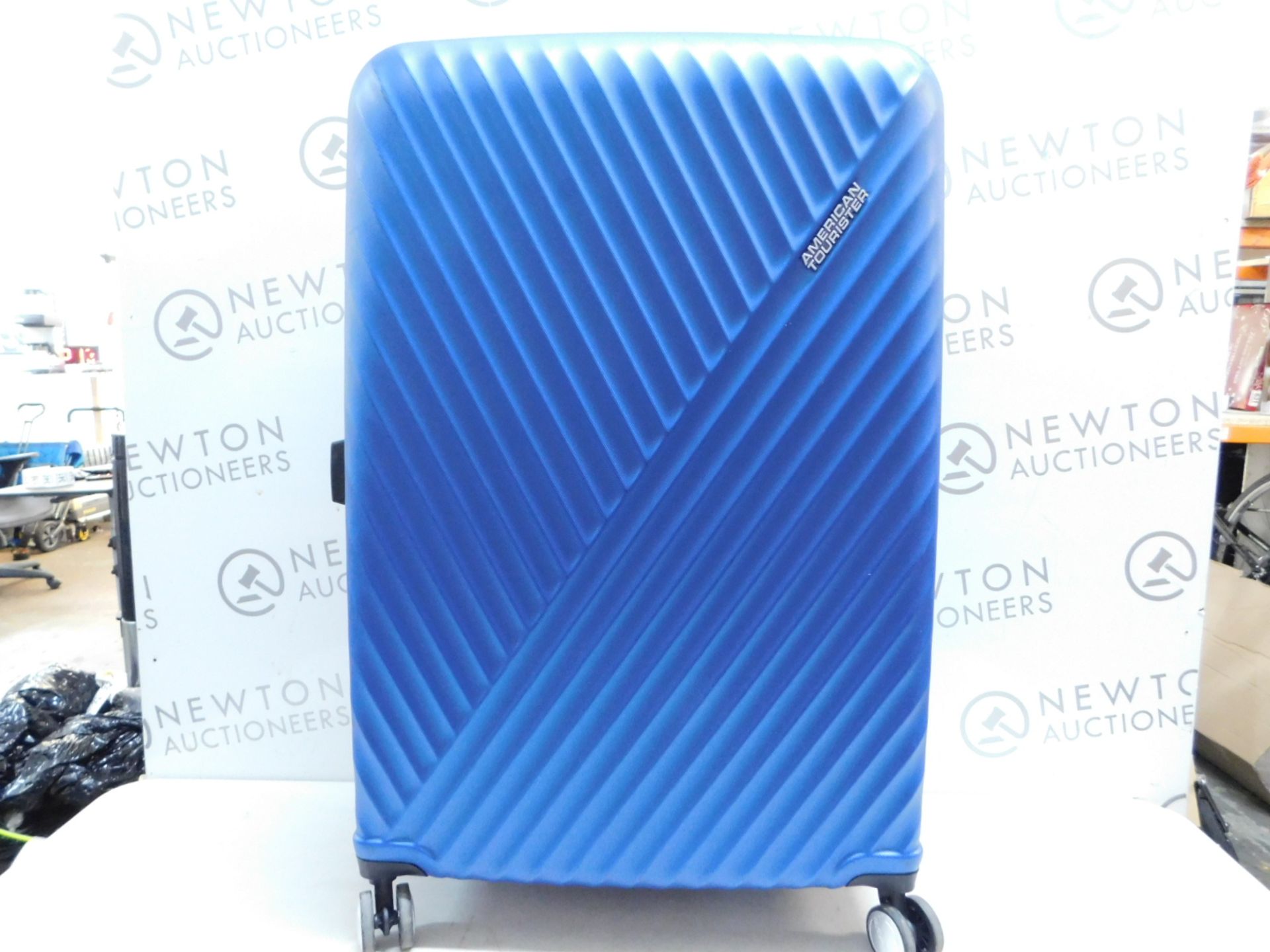 1 AMERICAN TOURISTER VISBY COMBI-LOCK 76CM SAPHIRE BLUE HARDSIDE PROTECTION LARGE LUGGAGE CASE RRP