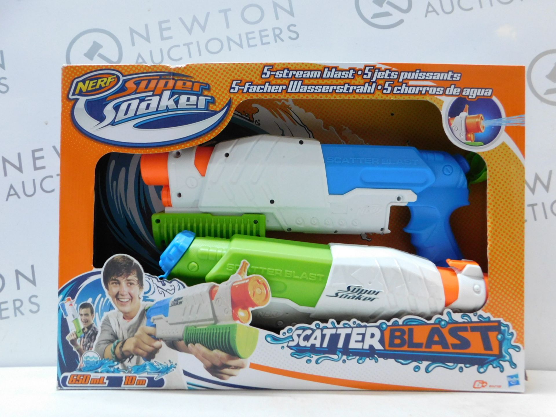 1 BOXED 2PK NERF SUPER SOAKER SCATTER BLAST BLASTERS RRP Â£29.99