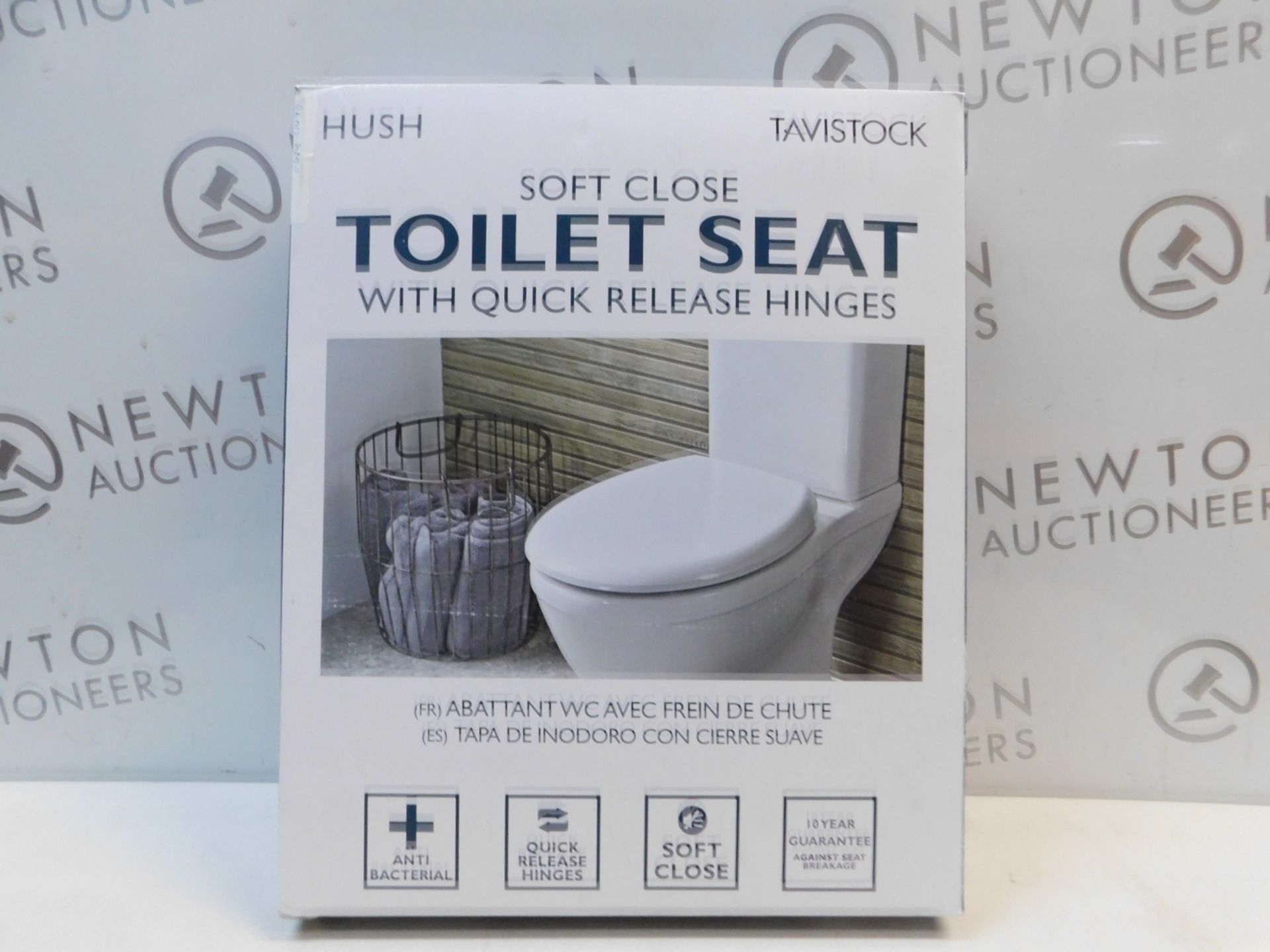 1 BOXED TAVISTOCK HUSH SOFT CLOSE QUICK RELEASE TOILET SEAT RRP Â£39.99