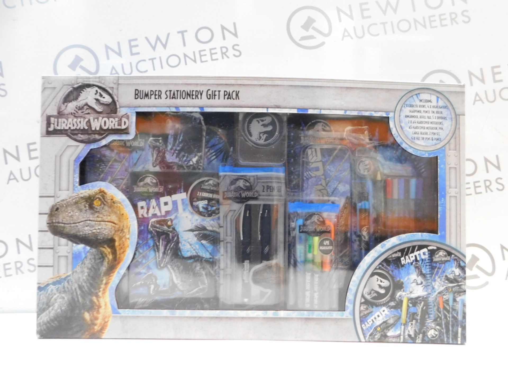 1 BRAND NEW BOXED JURASSIC WORLD BUMPER STATIONERY GIFT PACK RRP Â£29.99