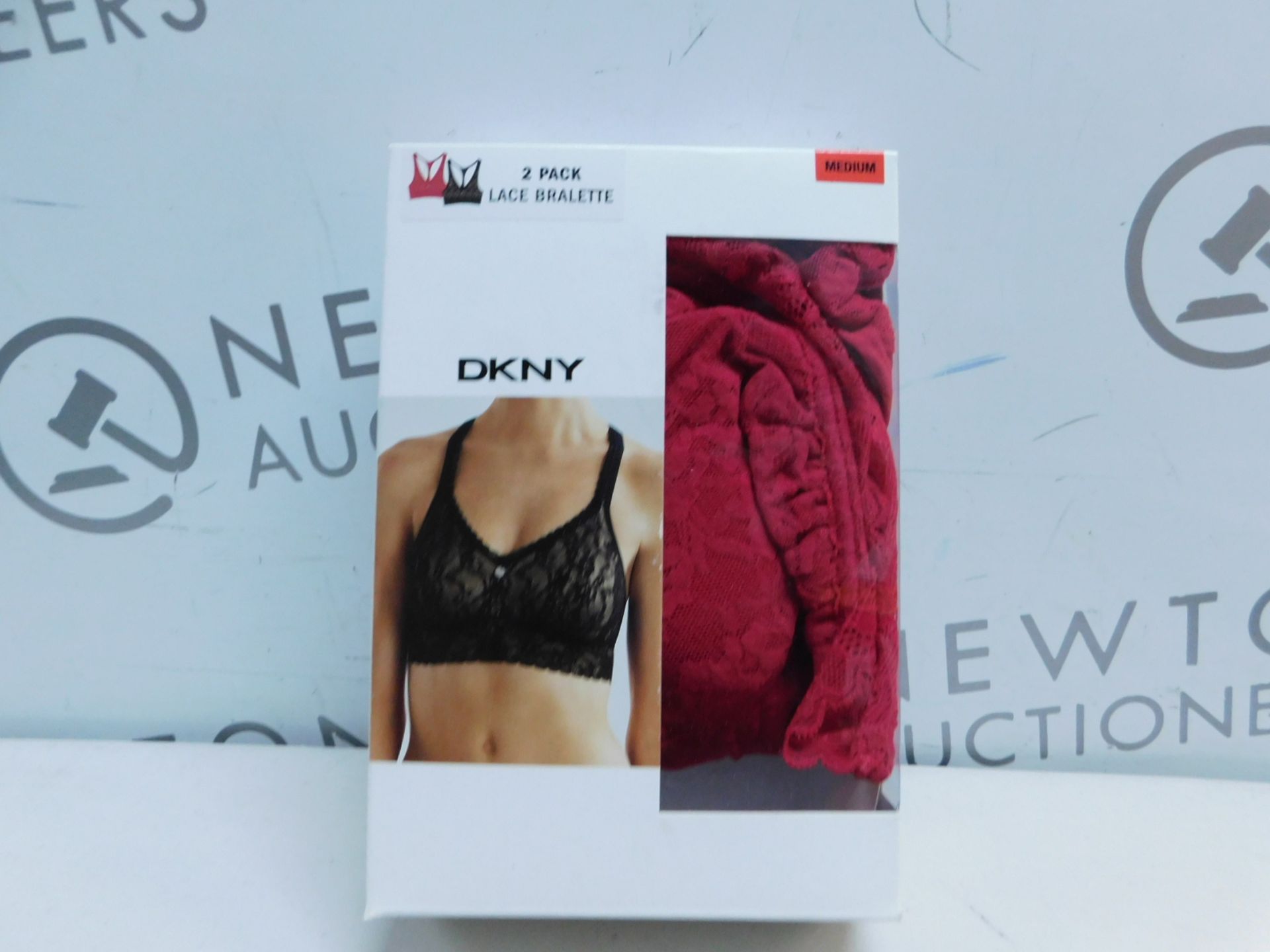 1 BOXED DKNY 2PK LACE BRALETTE SIZE M RRP Â£29.99