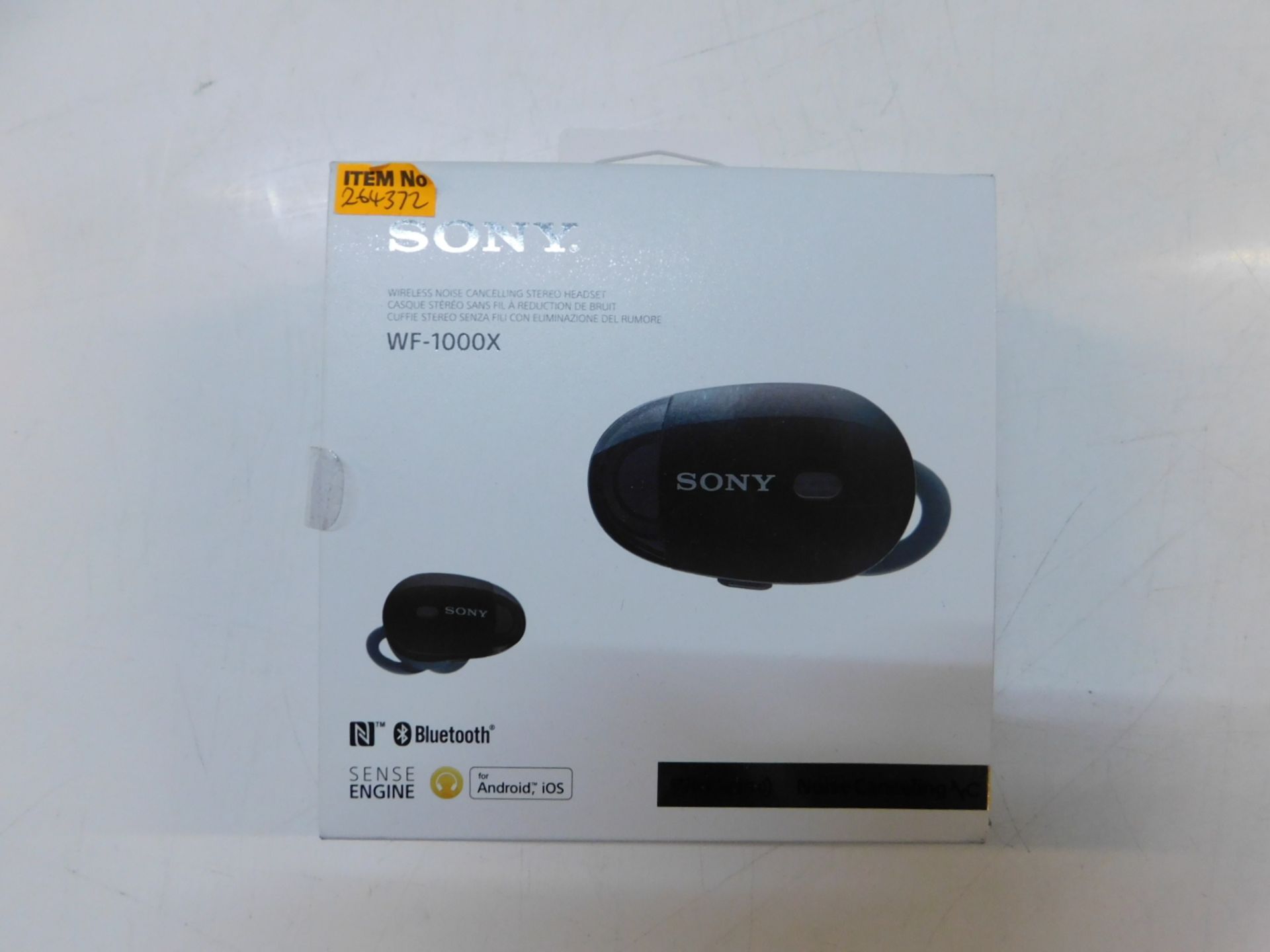 1 BOXED SONY EAR BUDS MODEL WF-1000X RRP Â£129.99