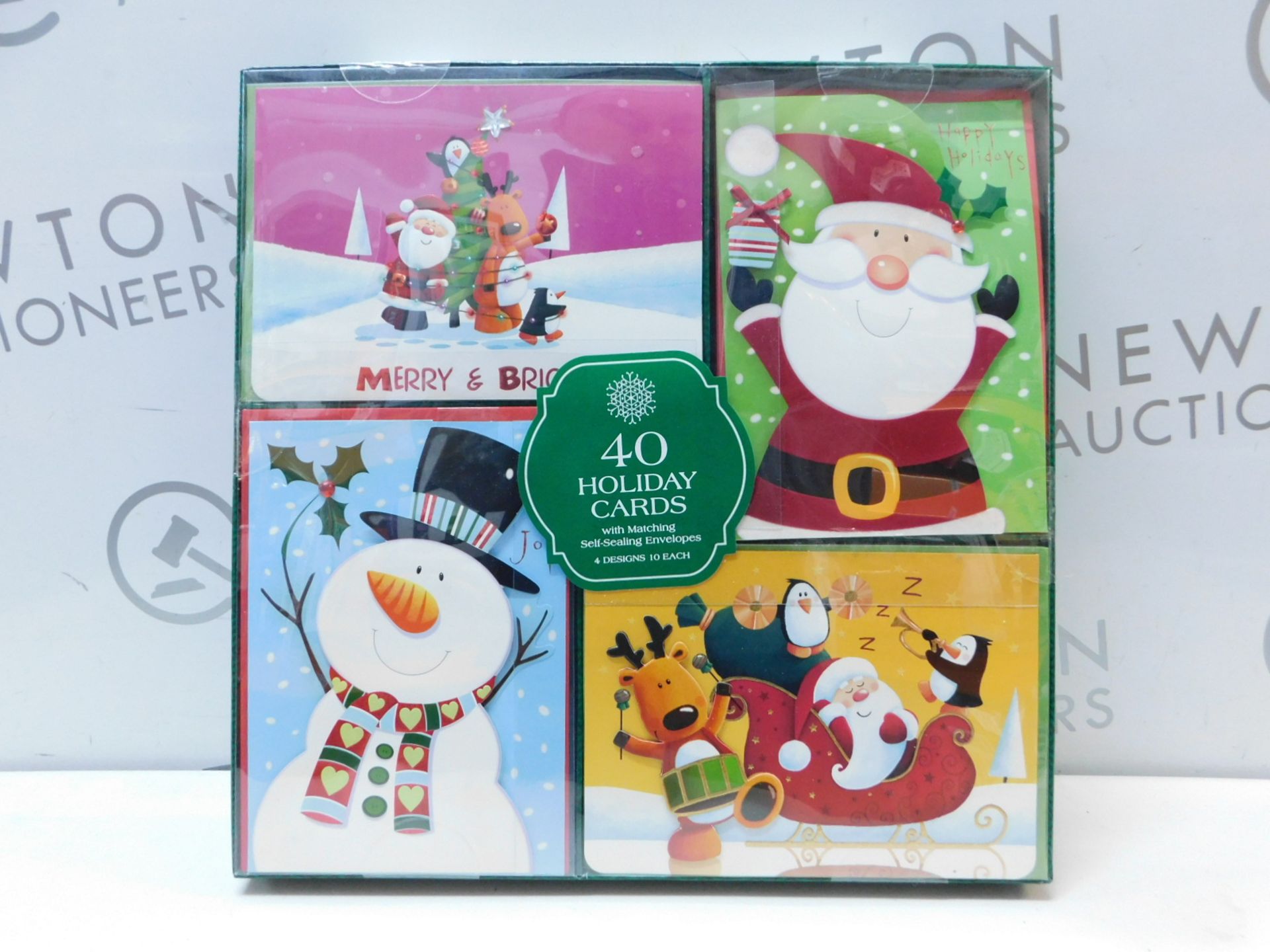 1 SEALED BOX OF 40 HANDCRAFTED HOLIDAY CARDS WITH SELF-SEALING ENVELOPES RRP Â£29.99