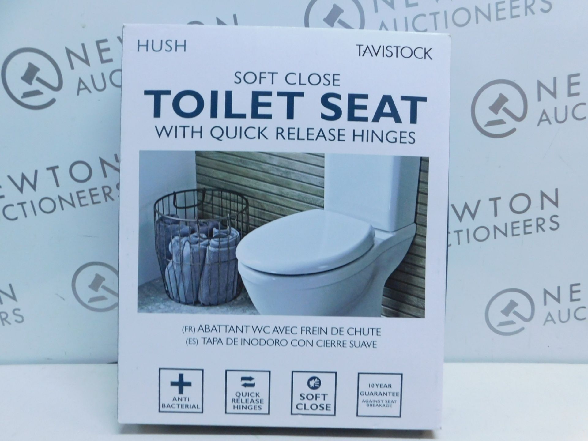 1 BOXED TAVISTOCK HUSH SOFT CLOSE QUICK RELEASE TOILET SEAT RRP Â£39.99