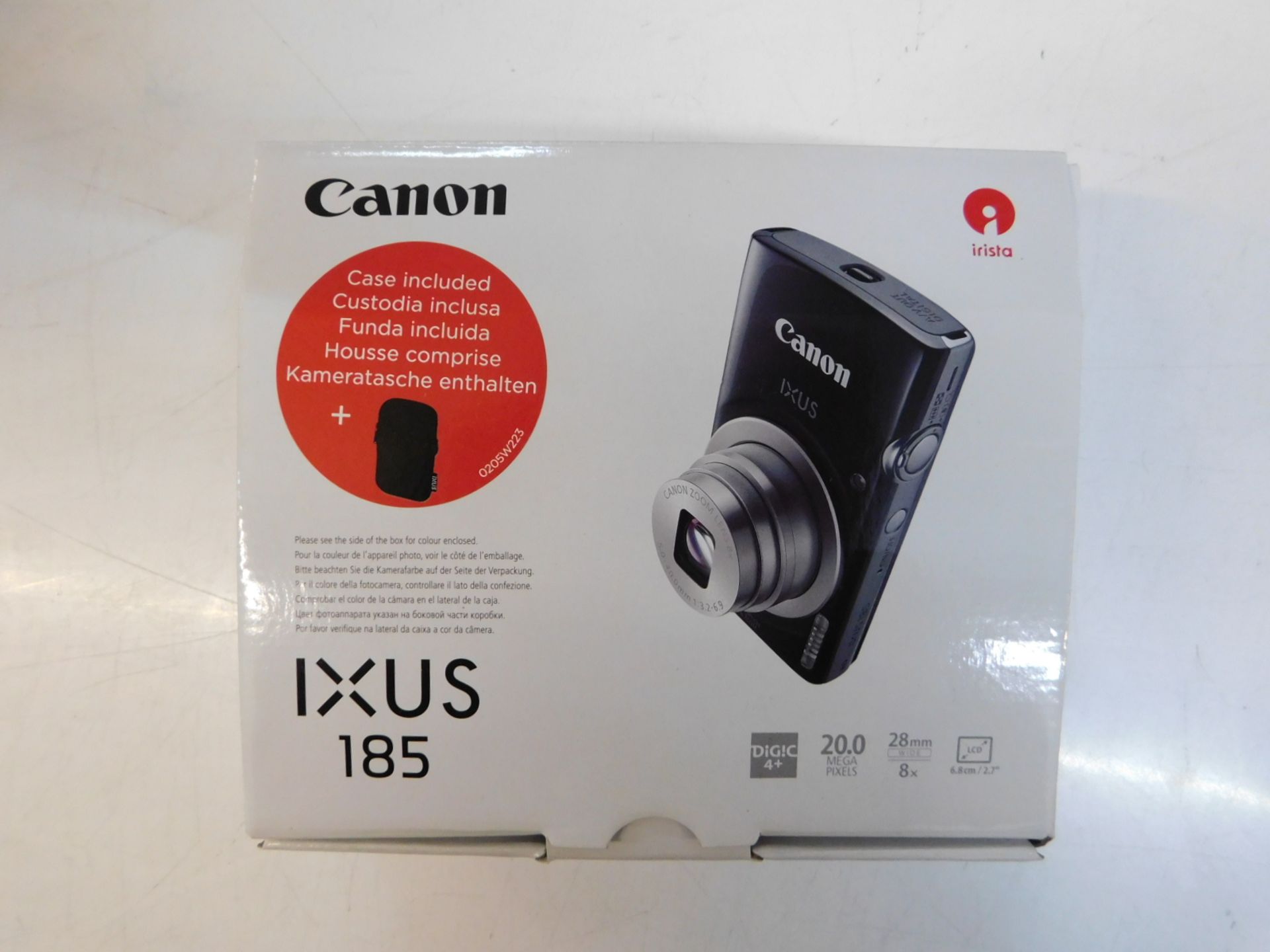 1 BOXED CANON IXUS 185 20.0MP DIGITAL CAMERA RRP Â£99.99