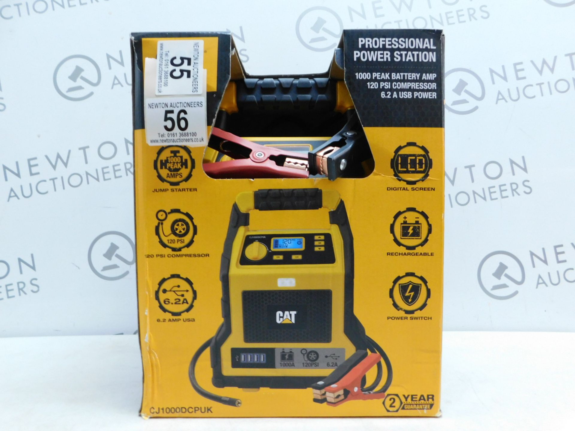 1 BOXED CAT 3-IN-1 PROFESSIONAL POWERSTATION WITH JUMP STARTER, USB & COMPRESSOR RRP Â£129.99