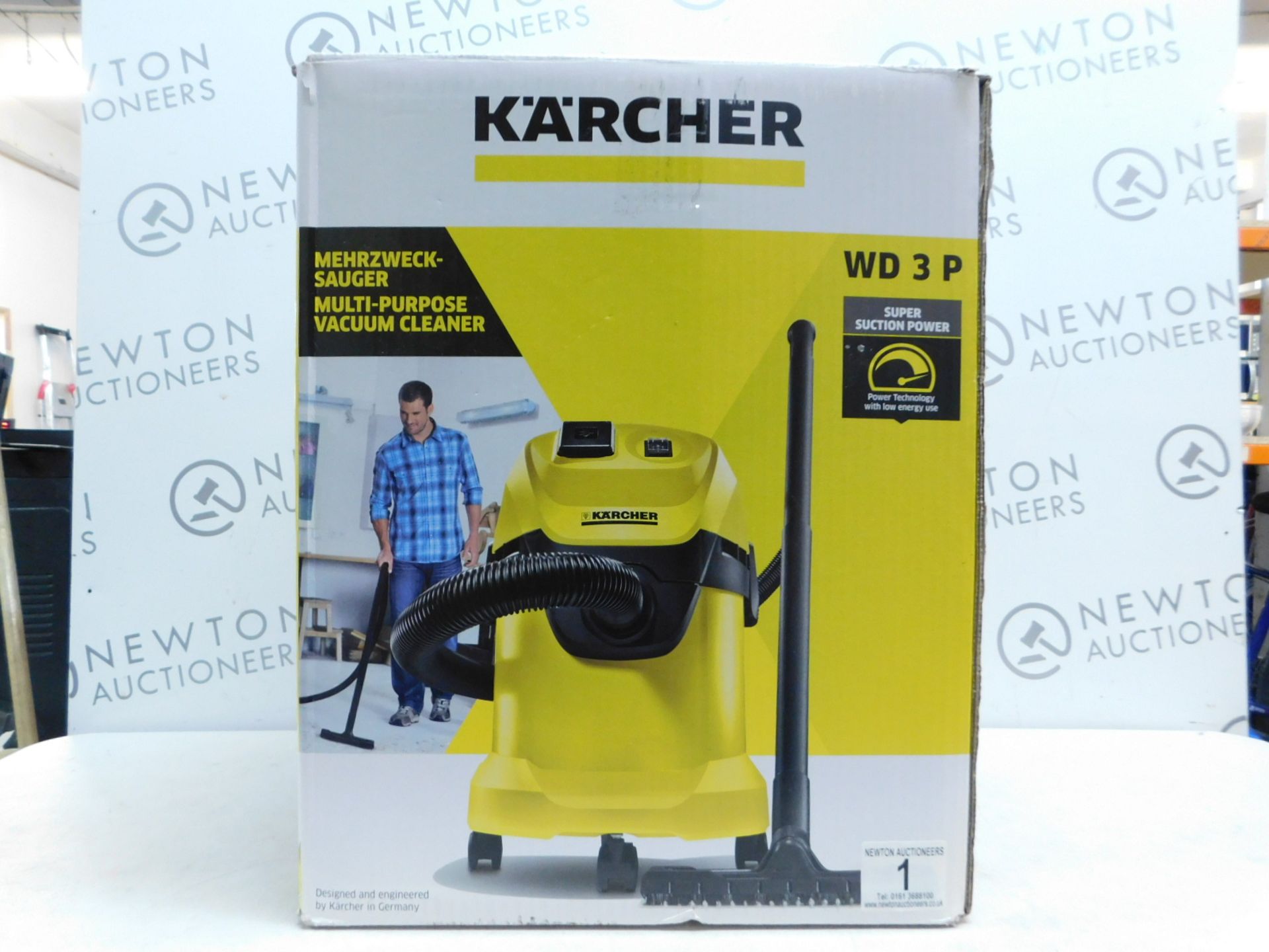 1 BOXED KARCHER WD 3 P PREMIUM MULTI-PURPOSE VACCUM CLEANER RRP Â£149.99