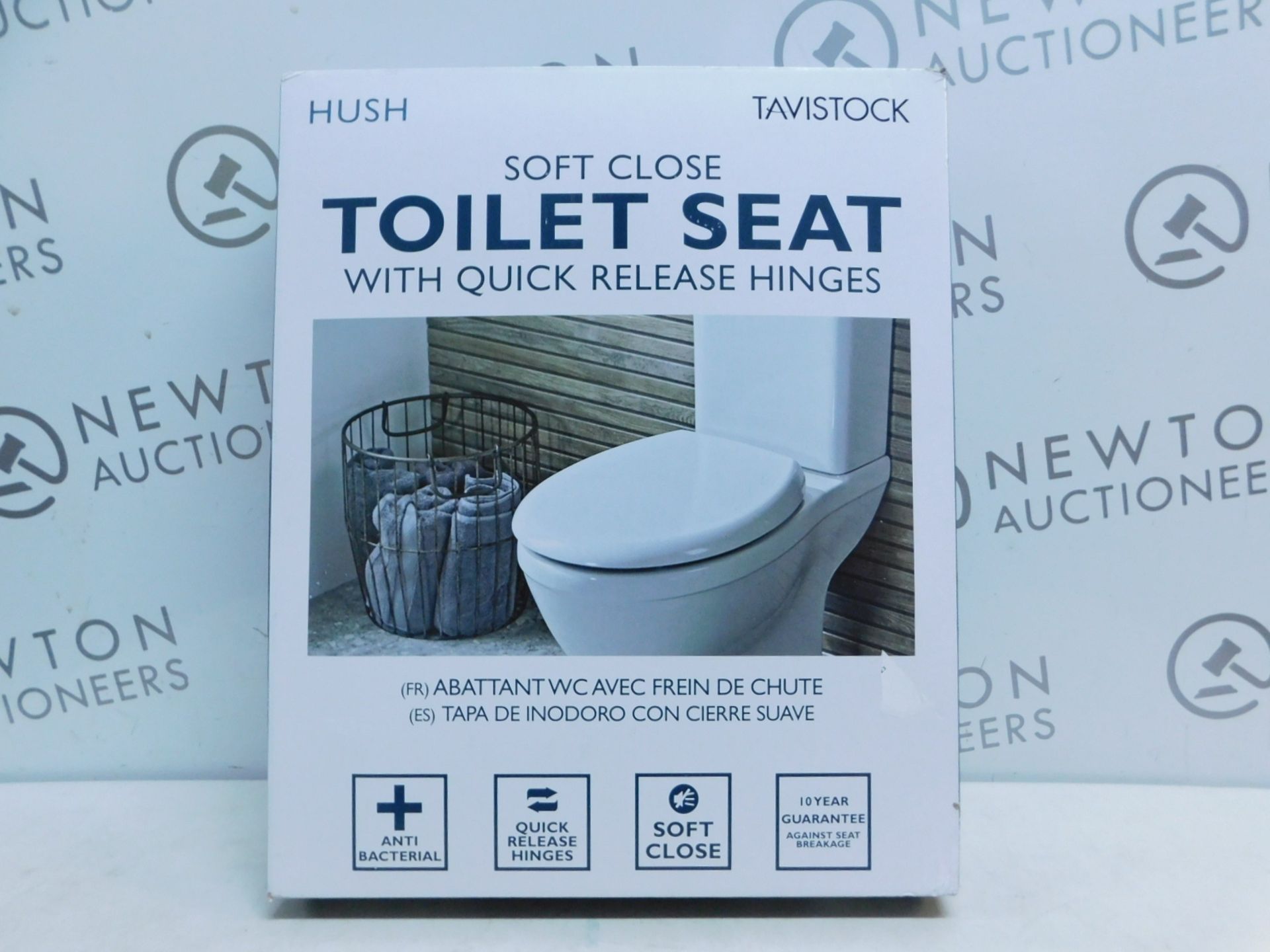 1 BOXED TAVISTOCK HUSH SOFT CLOSE QUICK RELEASE TOILET SEAT RRP Â£39.99