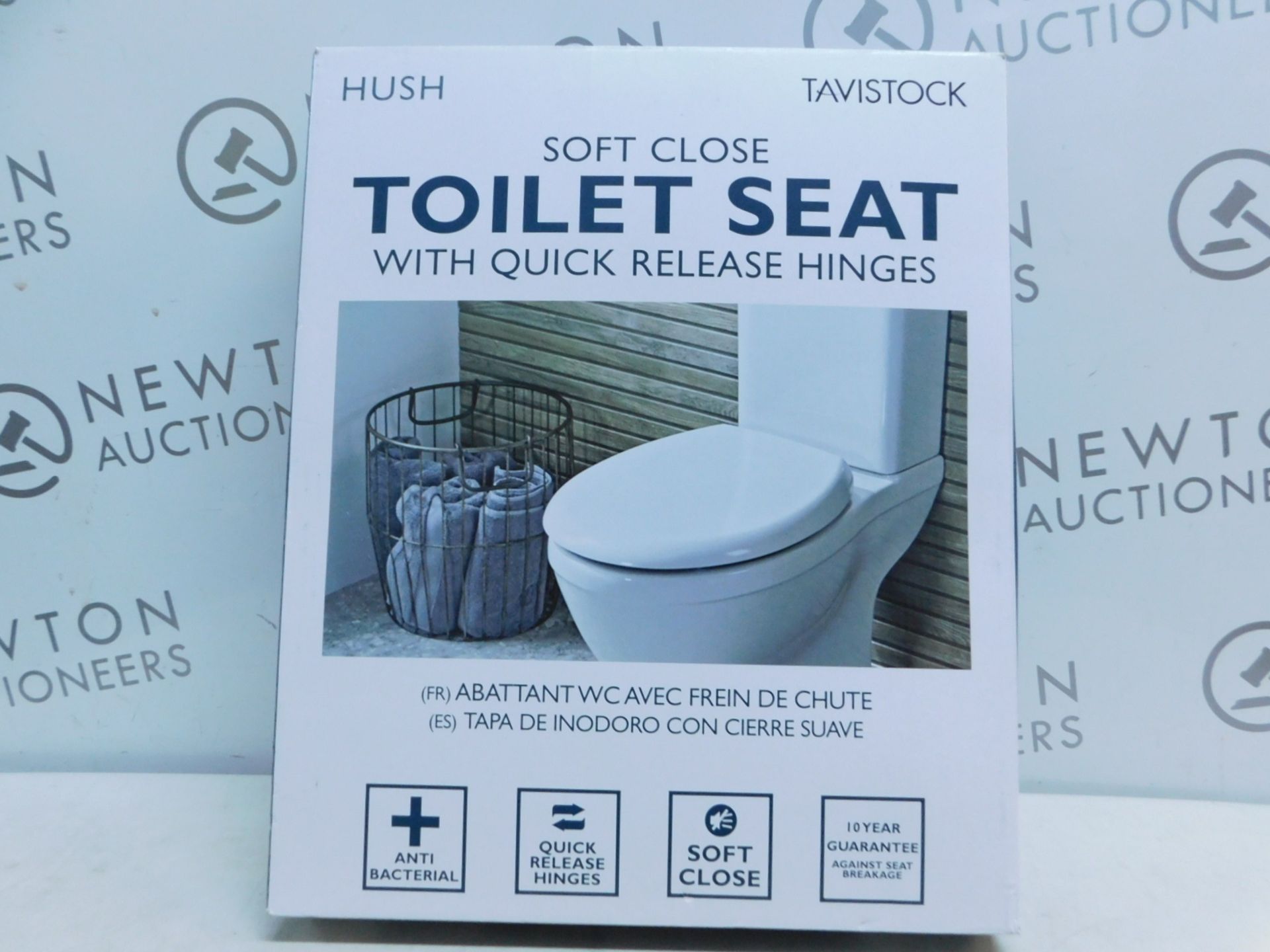 1 BOXED TAVISTOCK HUSH SOFT CLOSE QUICK RELEASE TOILET SEAT RRP Â£39.99