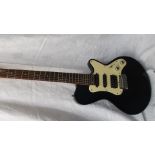 Godin SD American dark blue and cream electric guitar, humbucker-single-single pick-ups,