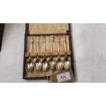 Set of six silver spoons (Birmingham 1931)