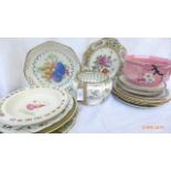 Selection of decorative and celebration plates,