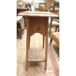 Oak plant stand