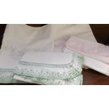 Bag of tablecloths and mixed linens
