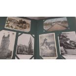 Album of 118 postcards incl.