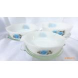 Unused boxed Phoenix set of 3 graduated casserole dishes