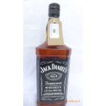 Litre bottle of Jack Daniels Tennessee Whisky