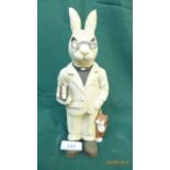 Smaller Beatrix Potter figure of The Reverend Rabbit ( 9 1/2" high)