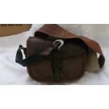 Brady brown leather cartridge bag