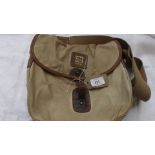 Canvas and leather Hardy fishing bag