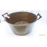 Large double handled jam pan (15" dia)