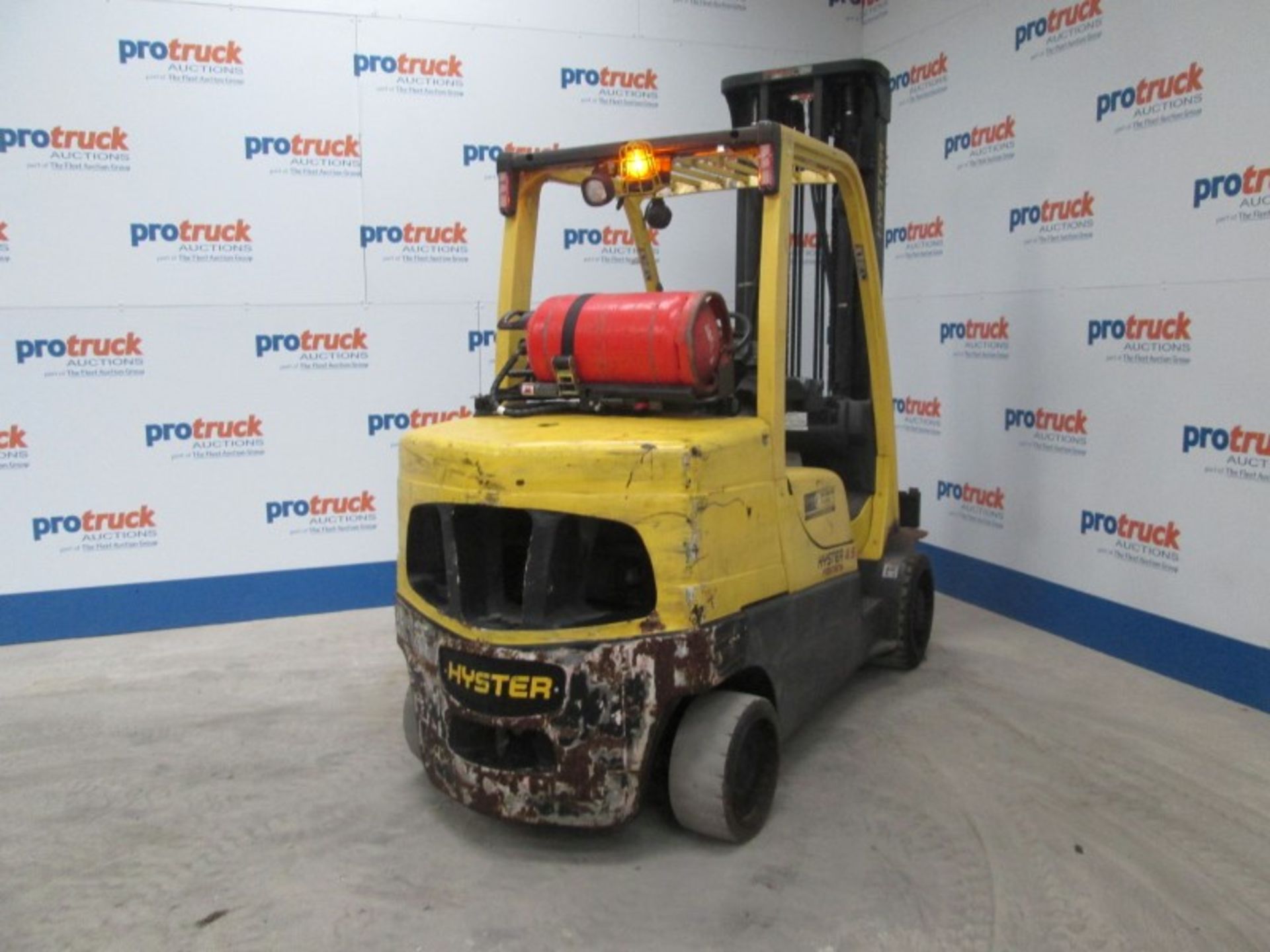 HYSTER S4.5FT Plant LPG / CNG - VIN: G004V02213E - Year: 2007 - 11,296 Hours - Duplex 4M Forklift, - Image 4 of 9