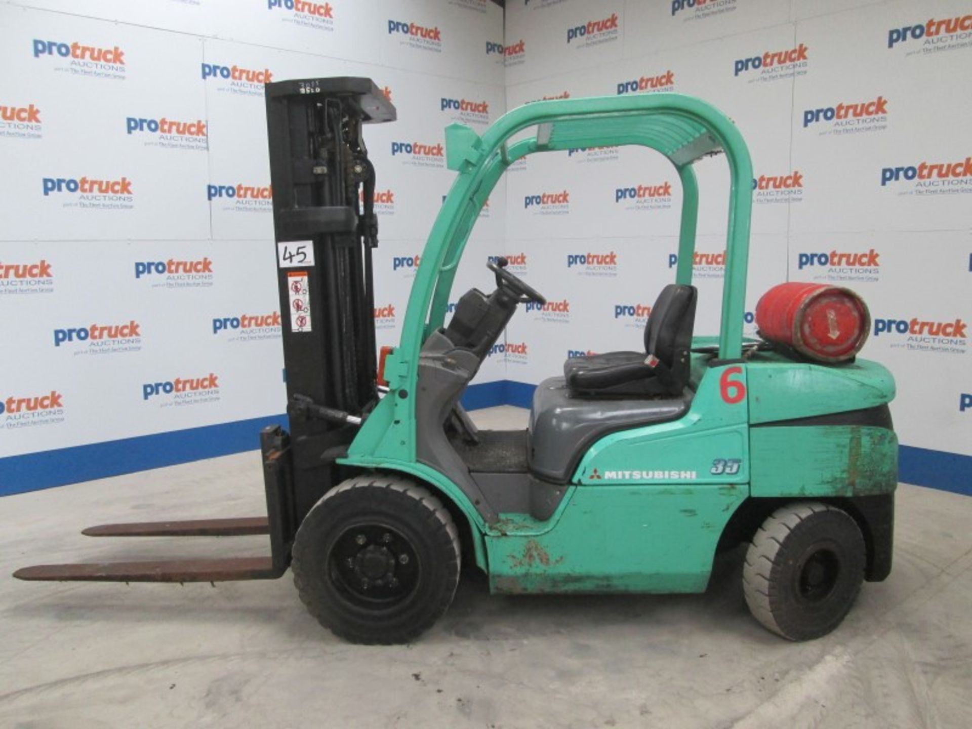 MITSUBISHI FG35N Plant LPG / CNG - VIN: EF13FL50397 - Year: 2008 - 14,101 Hours - Triplex 4.7M - Image 3 of 9