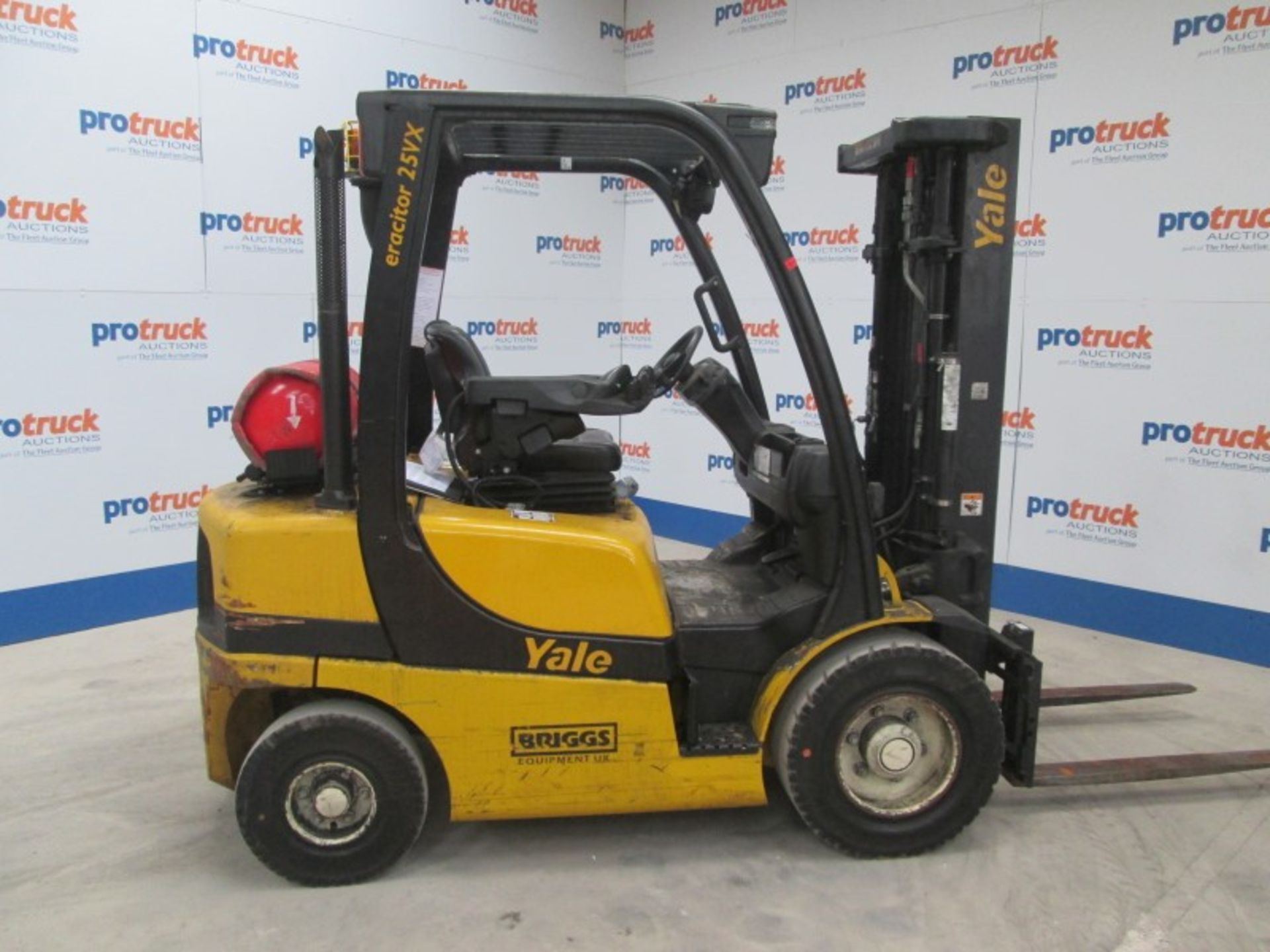 YALE GLP25VX E2170 Plant LPG / CNG - VIN: B875B24356K - Year: 2012 - no display km - Triplex 4.9M - Image 6 of 8