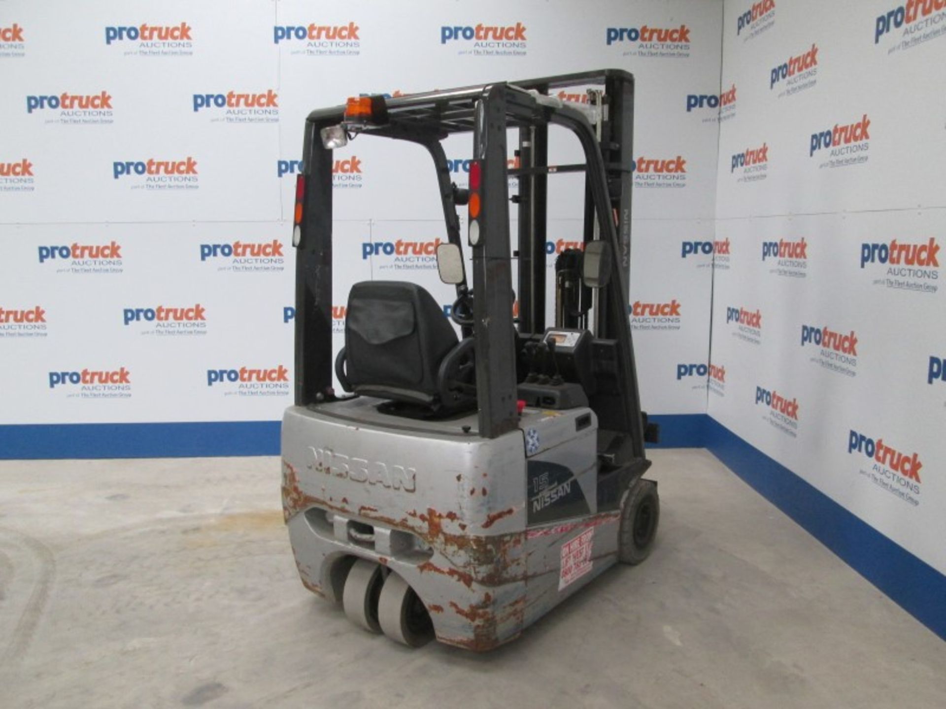 NISSAN S1N1L15Q Plant Electric - VIN: S1N1E721549 - Year: 2010 - 9,002 Hours - Duplex 3.7M Forklift, - Image 4 of 9