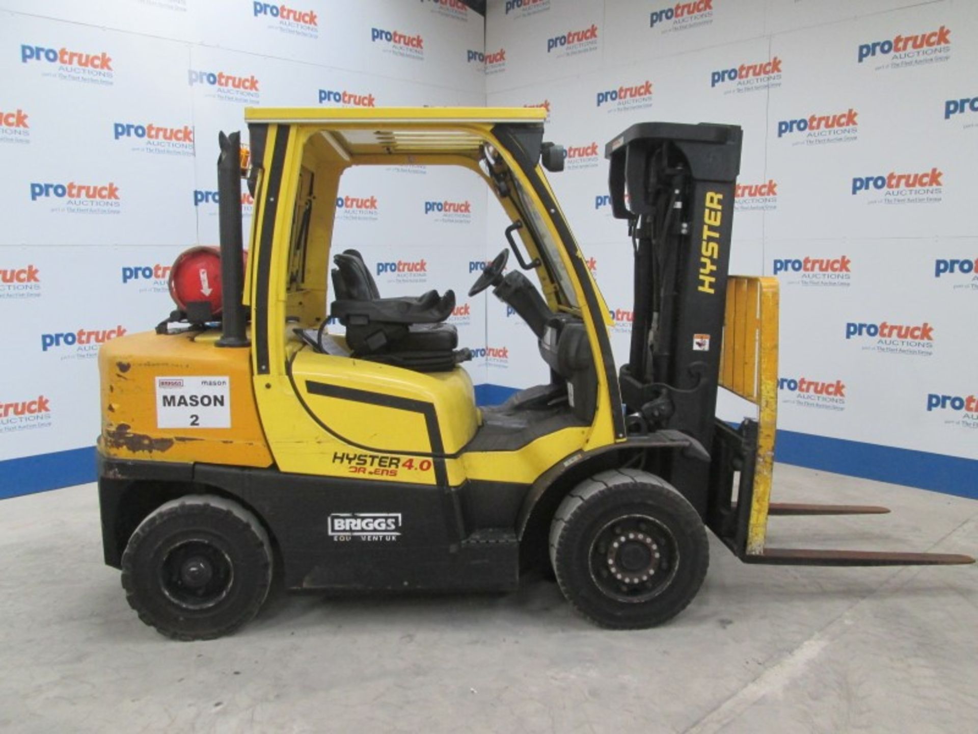 HYSTER H4.0FT5 Plant LPG / CNG - VIN: R005B03057L - Year: 2013 - 8,830 Hours - Triplex 4.4M - Image 6 of 9
