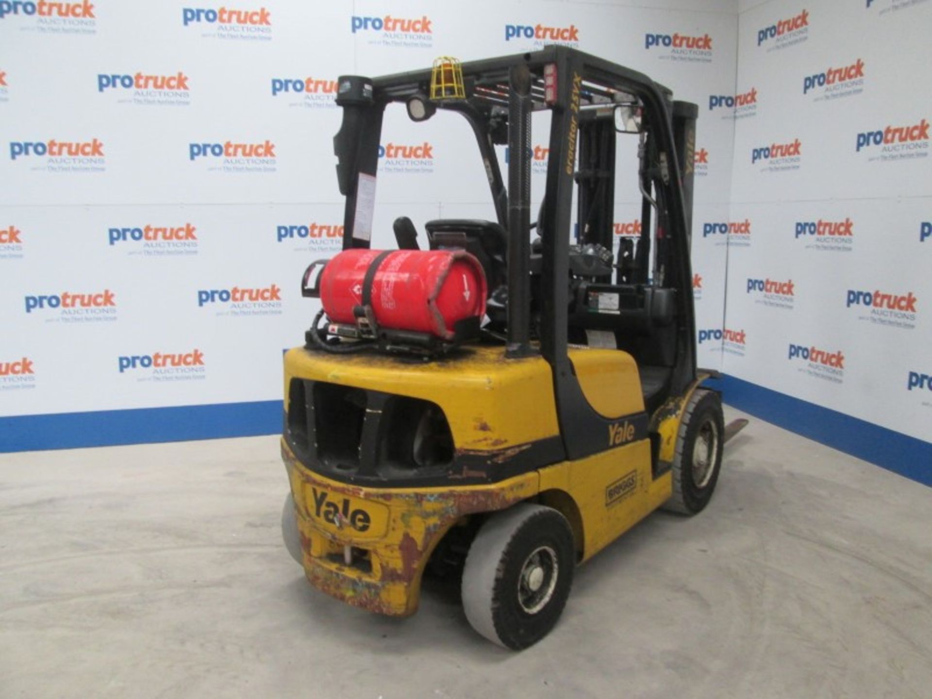 YALE GLP25VX E2170 Plant LPG / CNG - VIN: B875B24356K - Year: 2012 - no display km - Triplex 4.9M - Image 4 of 8