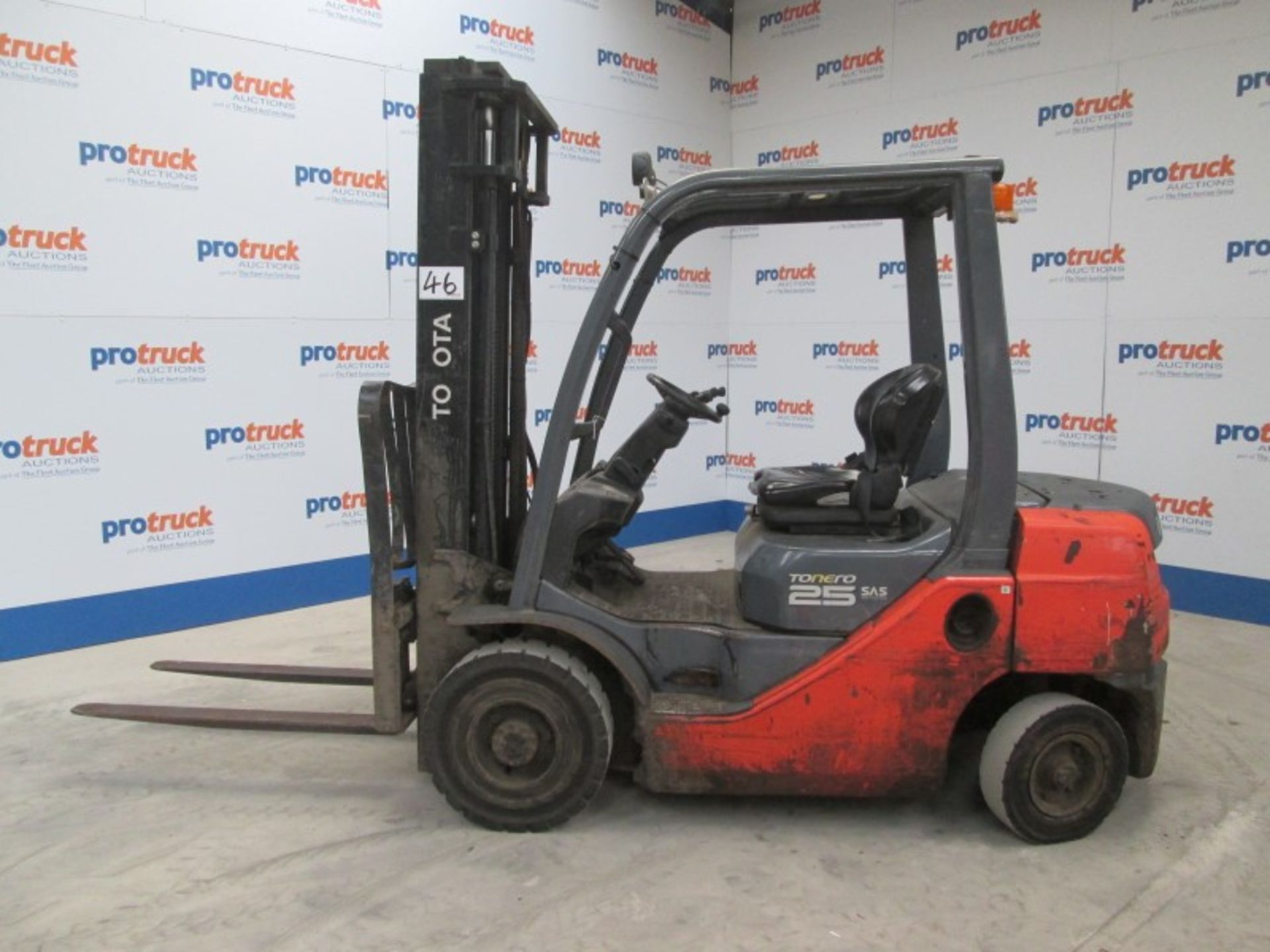 TOYOTA 02-8FDF25 Plant Diesel - VIN: 8FDF25E30654 - Year: 2012 - no display Hours - Duplex 3.7M - Image 3 of 8